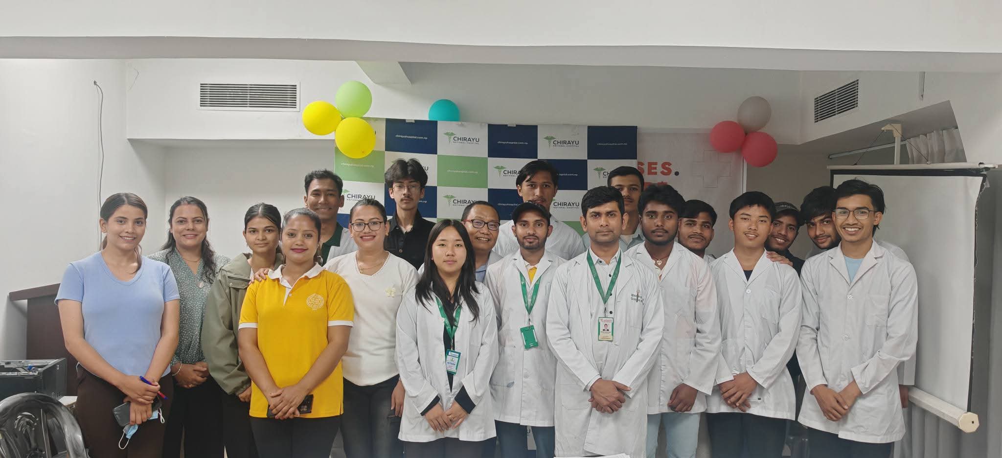 Health Assistant program students at Kantipur College of Medical Science